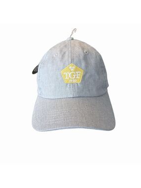 NWT TGF Light Gray Men's Baseball Cap with Tennesse Golf Foundation 1990 logo